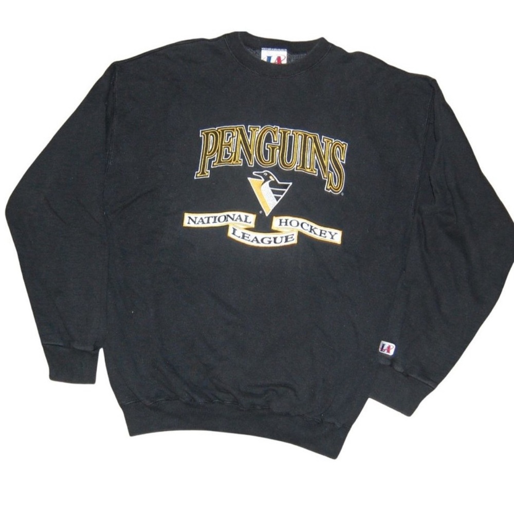 Vintage Pittsburgh Penguins NHL Logo Athletic Embroidered Sweatshirt Men's Size